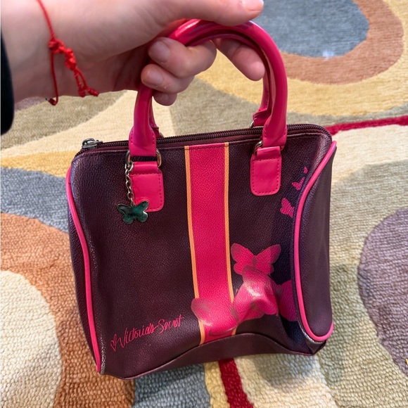 Victoria’s Secret Y2K Retro Vintage Early 2000’s Small Purse Bag Butterfly Pink - Picture 2 of 6